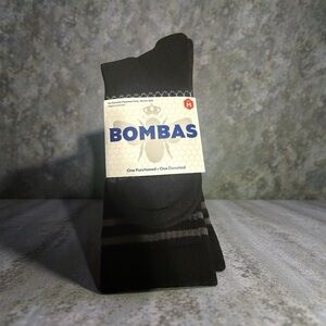 Bombas Men's Black and Gray Casual Socks